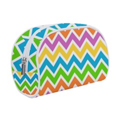 Chevron Pattern Design Texture Make Up Case (small) by Anend