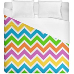 Chevron Pattern Design Texture Duvet Cover (king Size) by Anend