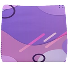 Colorful Labstract Wallpaper Theme Seat Cushion by Anend