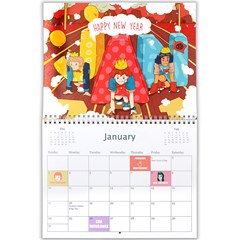 Wall Calendar 11  x 8.5  (12-Months) Icon