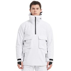 Men s Pullover Zip Ski and Snowboard Waterproof Breathable Jacket Icon