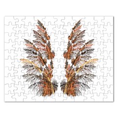 Brown Feather Wing Jigsaw Puzzle (rectangle) by artattack4all