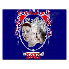 Queen Elizabeth 2012 Jubilee Year Jigsaw Puzzle (rectangle) by artattack4all