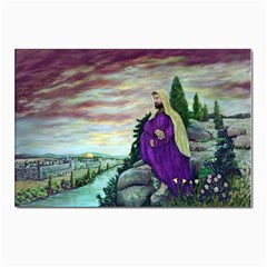Jesus Overlooking Jerusalem By Ave Hurley  10 Pack Small Postcard by ArtRave2