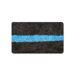 Black Blue Lawn Magnet (name Card) by hlehnerer