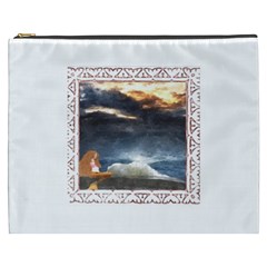 Stormy Twilight [framed] Cosmetic Bag (xxxl) by mysticalimages