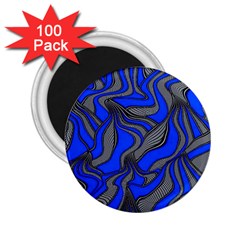 Foolish Movements Blue 2 25  Button Magnet (100 Pack) by ImpressiveMoments