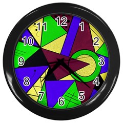 Modern Wall Clock (black) by Siebenhuehner