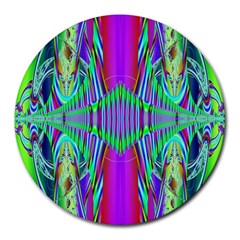 Modern Design 8  Mouse Pad (round) by Siebenhuehner