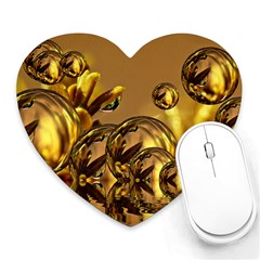 Magic Balls Mouse Pad (heart) by Siebenhuehner