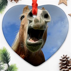 Haflinger  Heart Ornament (two Sides) by Siebenhuehner
