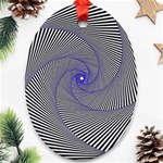 Hypnotisiert Oval Ornament (Two Sides) Back