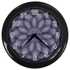 Spirograph Wall Clock (black) by Siebenhuehner