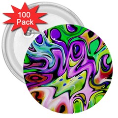 Graffity 3  Button (100 Pack) by Siebenhuehner