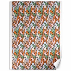 Allover Graphic Brown Canvas 36  X 48  (unframed) by ImpressiveMoments
