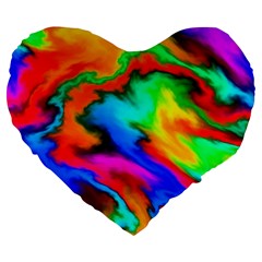 Crazy Effects  19  Premium Heart Shape Cushion by ImpressiveMoments