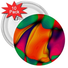 Crazy Effects  3  Button (10 Pack) by ImpressiveMoments