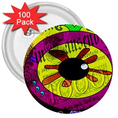 Abstract 3  Button (100 Pack) by Siebenhuehner