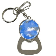 Abstract Clouds Bottle Opener Key Chain by StuffOrSomething