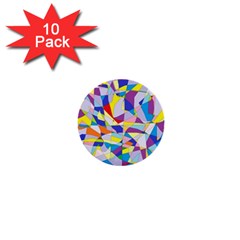 Fractured Facade 1  Mini Button (10 Pack) by StuffOrSomething