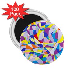 Fractured Facade 2 25  Button Magnet (100 Pack) by StuffOrSomething