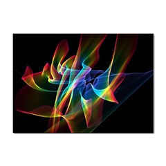 Aurora Ribbons, Abstract Rainbow Veils  A4 Sticker 100 Pack by DianeClancy