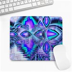 Peacock Crystal Palace Of Dreams, Abstract Large Mouse Pad (Rectangle) Front