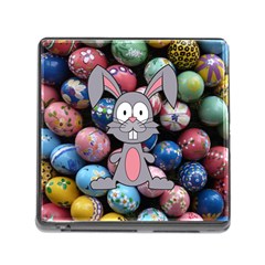 Easter Egg Bunny Treasure Memory Card Reader With Storage (square) by StuffOrSomething
