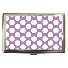 Lilac Polkadot Cigarette Money Case by Zandiepants