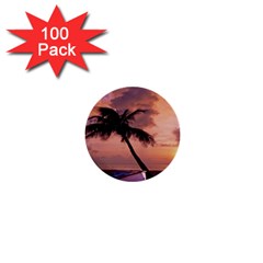 Sunset At The Beach 1  Mini Button (100 Pack) by StuffOrSomething