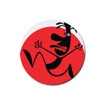Running Man Drink Coasters 4 Pack (Round) Front