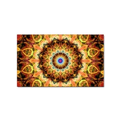 Ochre Burnt Glass Sticker 100 Pack (rectangle) by Zandiepants