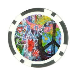 Prague Graffiti Poker Chip (10 Pack) by StuffOrSomething