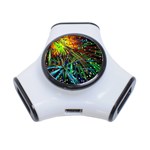 Exploding Fireworks 3 Port USB Hub Front