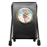 Beach Play Sm Stationery Holder Clock Front