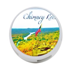 Chimney Rock Overlook Air Brushed 4-port Usb Hub (two Sides) by Majesticmountain