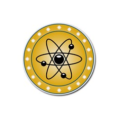 Atom Symbol Drink Coasters 4 Pack (round) by StuffOrSomething