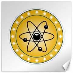 Atom Symbol Canvas 16  X 16  (unframed) by StuffOrSomething