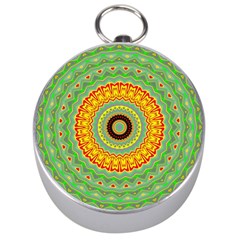 Mandala Silver Compass by Siebenhuehner