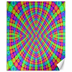 Many Circles Canvas 8  X 10  (unframed) by SaraThePixelPixie