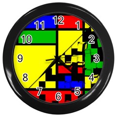 Moderne Wall Clock (black) by Siebenhuehner