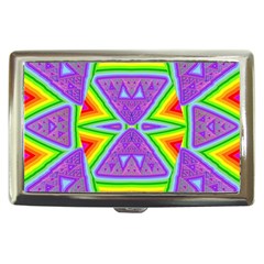 Trippy Rainbow Triangles Cigarette Money Case by SaraThePixelPixie