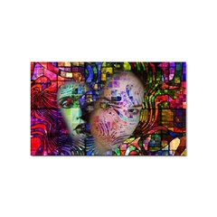 Artistic Confusion Of Brain Fog Sticker 10 Pack (rectangle) by FunWithFibro