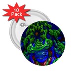 Abstract 1x 2.25  Button (10 pack) Front