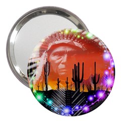 Ghost Dance 3  Handbag Mirror by icarusismartdesigns