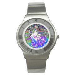 Splash1 Stainless Steel Watch (slim) by icarusismartdesigns