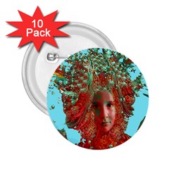 Flower Horizon 2 25  Button (10 Pack) by icarusismartdesigns