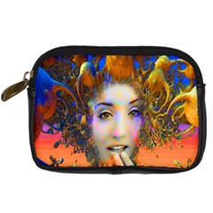 Organic Medusa Digital Camera Leather Case by icarusismartdesigns