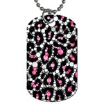 Pink Cheetah Bling Dog Tag (Two-sided)  Front