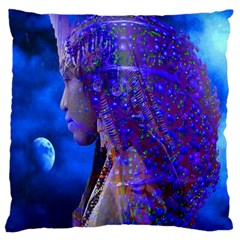 Moon Shadow Large Cushion Case (two Sided)  by icarusismartdesigns